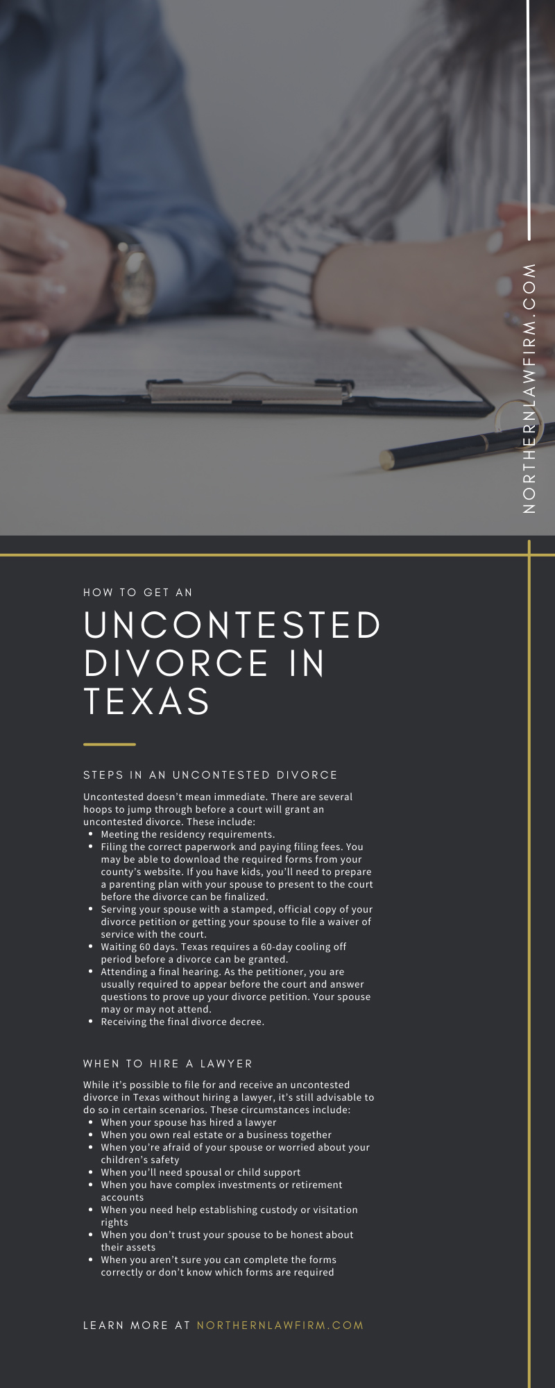 How To Get an Uncontested Divorce in Texas